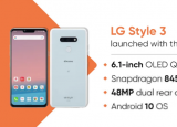 科技要闻：lg style 3是2018年以来lg v40 thinq智能手机的更新版本