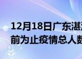 12月18日广东湛江疫情新增确诊数及湛江目前为止疫情总人数